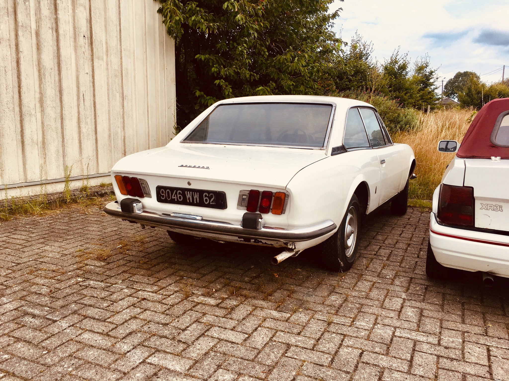 504 coupé Ardennen achterkant